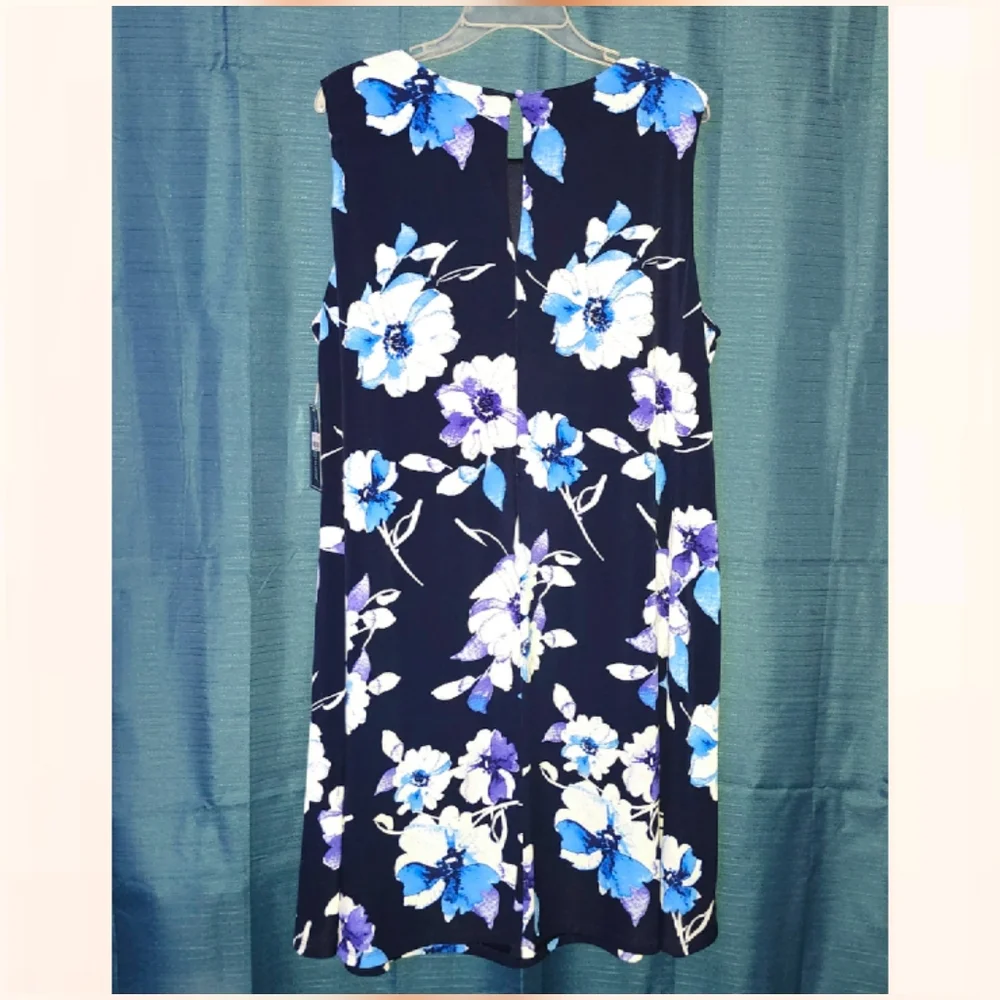 Jessica Howard Navy Floral Dress - Picture 3 of 4